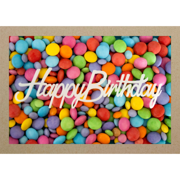 HAPPY BIRTHDAY auf Smarties